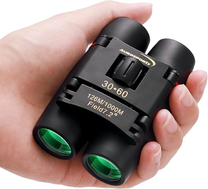 30X60 Small Binoculars for Adults Folding Bird Watching
