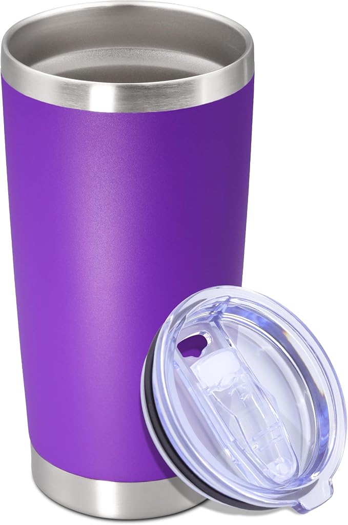 20 oz Tumbler with lid Double Wall Vacuum Insulated Tumblers Stainless Steel
