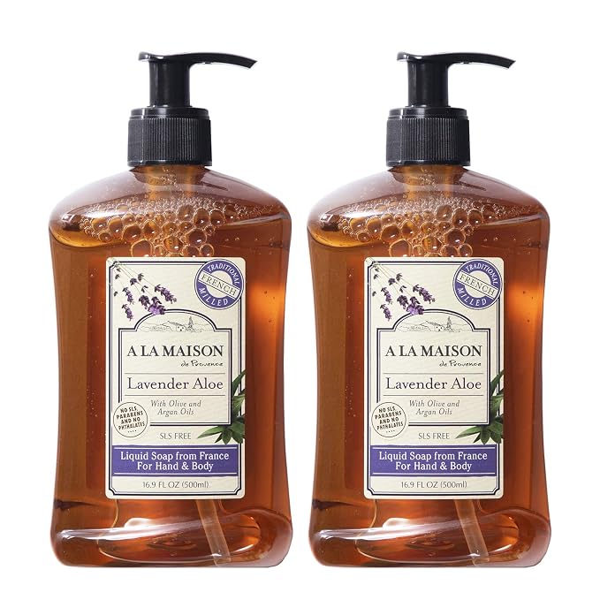 A LA MAISON de Provence Lavender Aloe Liquid Hand and Body Soap