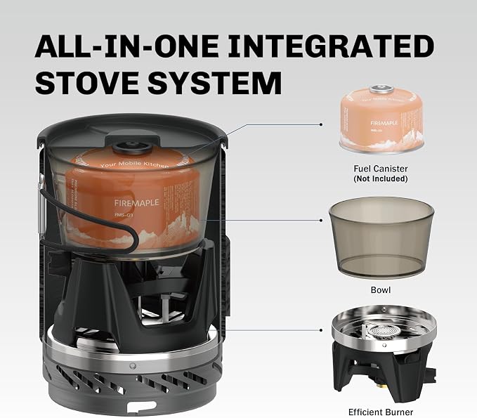 Fire-Maple "Fixed Star 1" Personal Cooking System | Pot/Jet Burner Stove System
