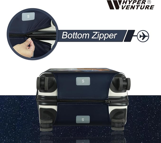 HYPER VENTURE Washable Luggage Cover