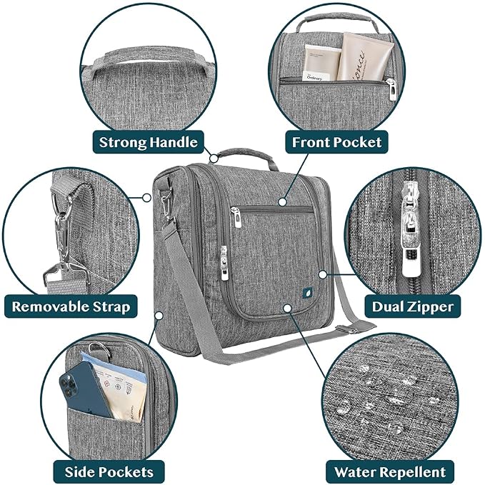 PAVILIA Extra Large Toiletry Bag Travel Bag