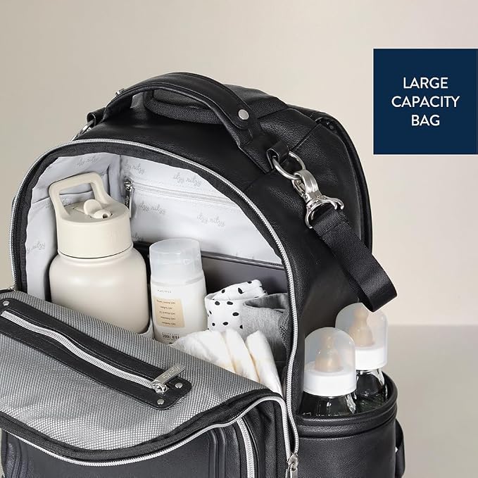 Itzy Ritzy Diaper Bag Backpack – Large Capacity Boss Plus Baby Backpack Diaper