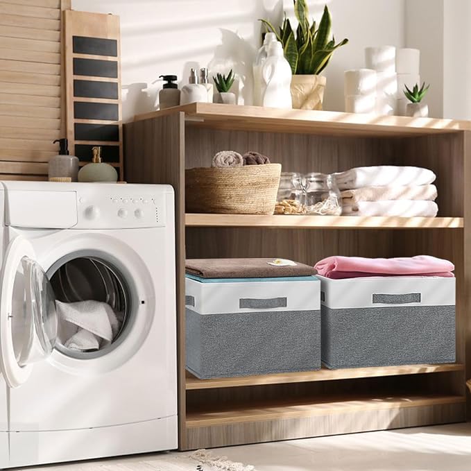 GhvyenntteS Large Closet Storage Bins
