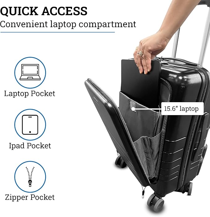 20 Inch Hardside Carry On Luggage