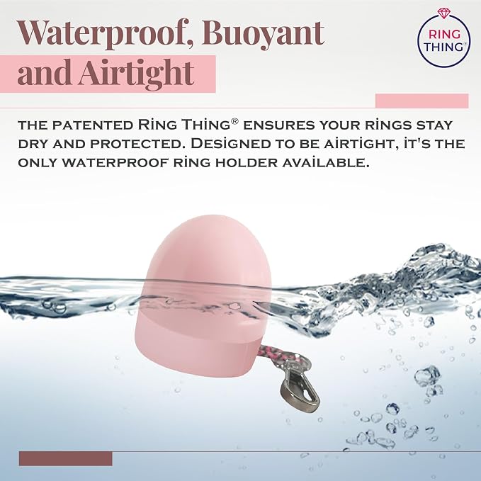 Ring Holder Keychain, Jewelry Organizer and Storage, Portable Waterproof Ring