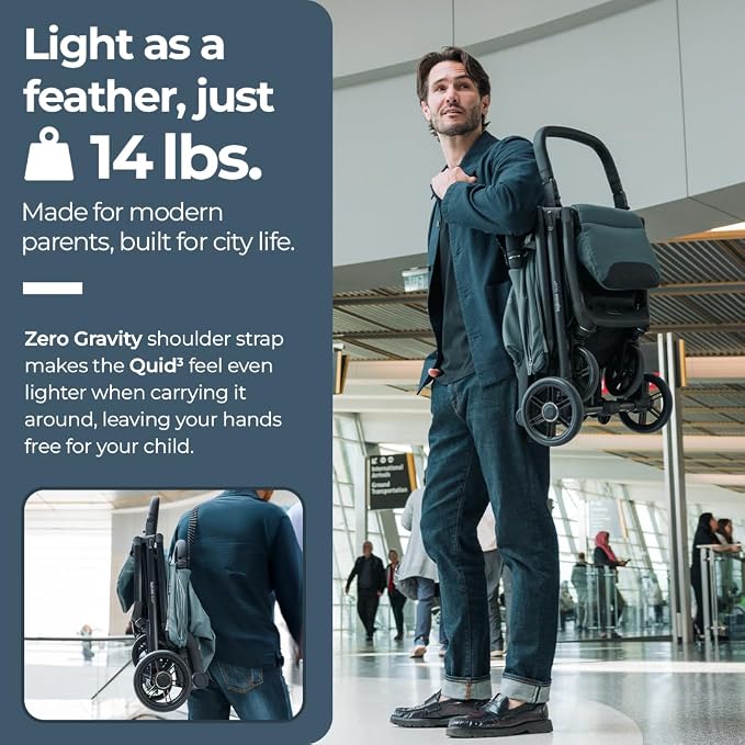 Inglesina Quid³ Stroller, Galaxy Gray