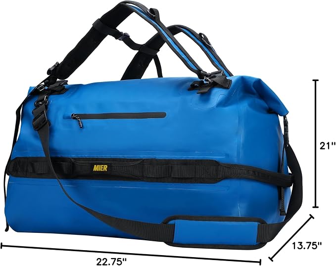 MIER Large Waterproof Duffel Bag Rolltop Dry Backpack Duffle Bags