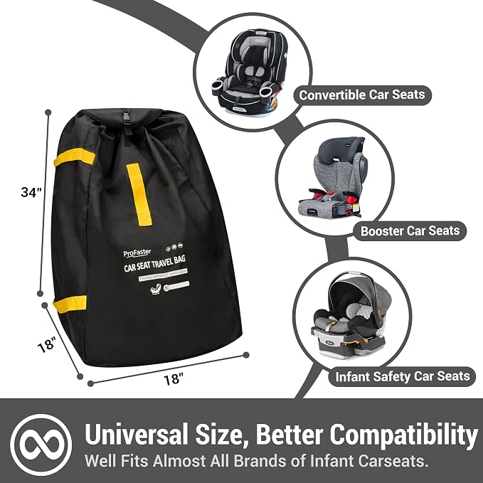 Car Seat Travel Bag Backpack for Air Travel