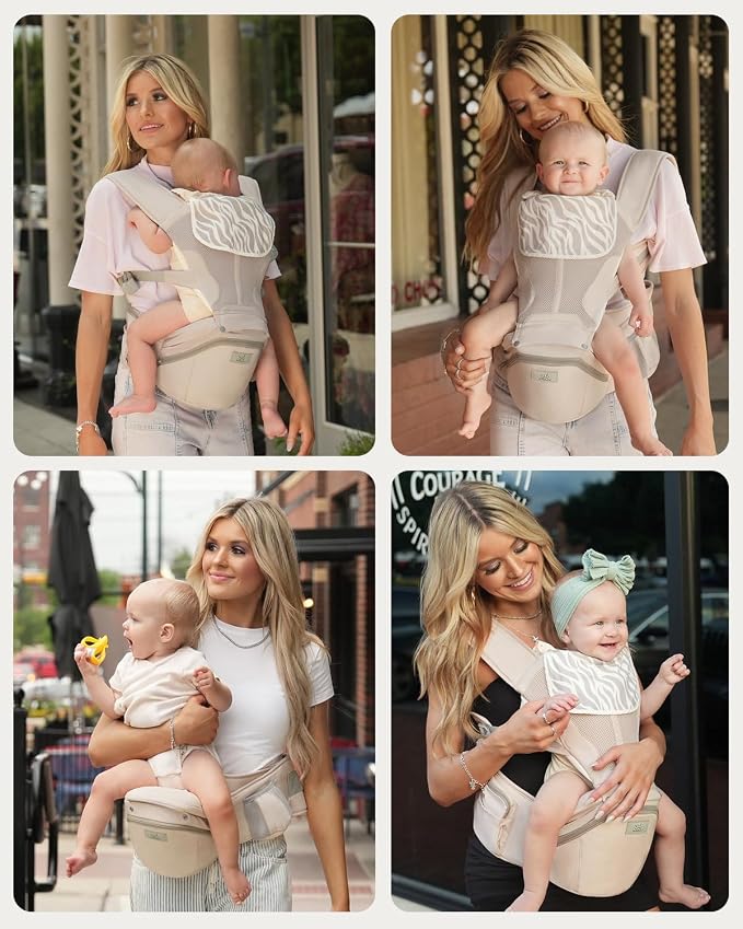 MOMTORY Carryall™ Pro Baby Carrier, Safety-Certified 6-in-1 Baby Carrier