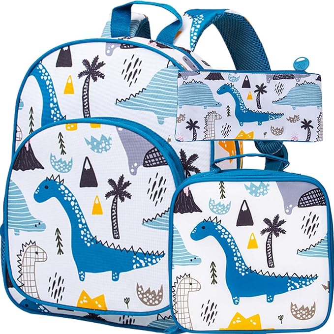 CCJPX Toddler Backpack for Boys Girls, Dinosaur Unicorn Cat Preschool Bookbag