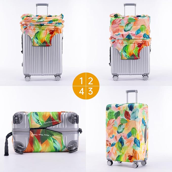 Travelkin Luggage Covers For Suitcase Tsa Approved, Suitcase Cover Protector