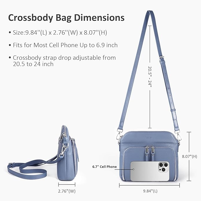 befen Genuine Leather Crossbody Purses