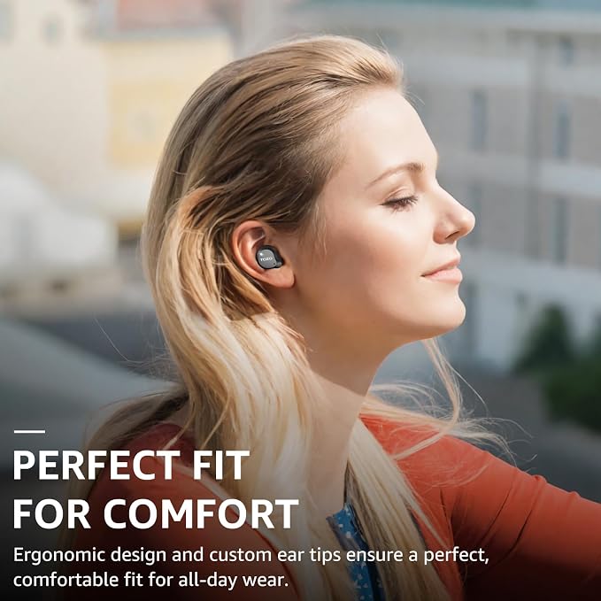 TOZO NC9 Hybrid Active Noise Cancelling Wireless Earbuds, 6 Mics ENC Clear Call