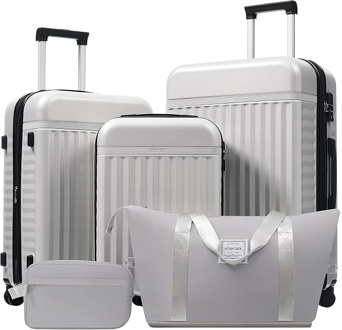 Merax Luggage Sets, Durable Hardshell 3 Piece Suitcase