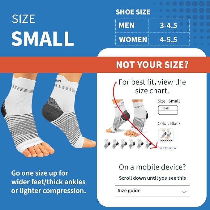 Plantar Fasciitis Sock for Men and Women, Compression Foot Sleeves