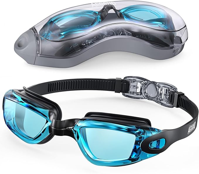 Aegend Swim Goggles, Swimming Goggles No Leaking Full Protection Adult Men Women Youth