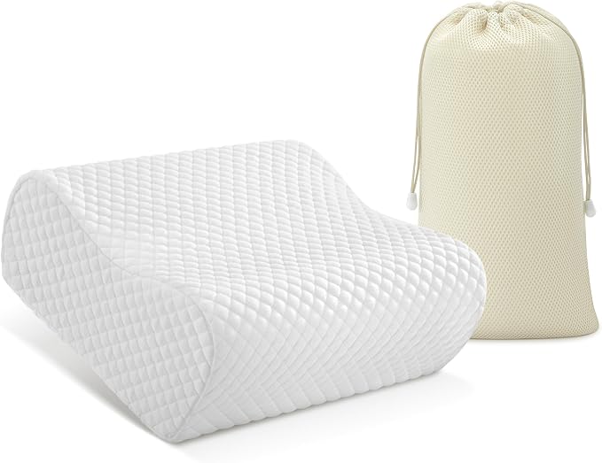 AM AEROMAX Travel Contour Memory Foam Pillow, Cervical Pillow