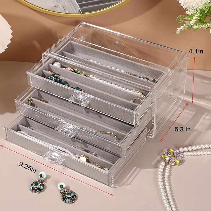 Necklace Organizer Box, Tray