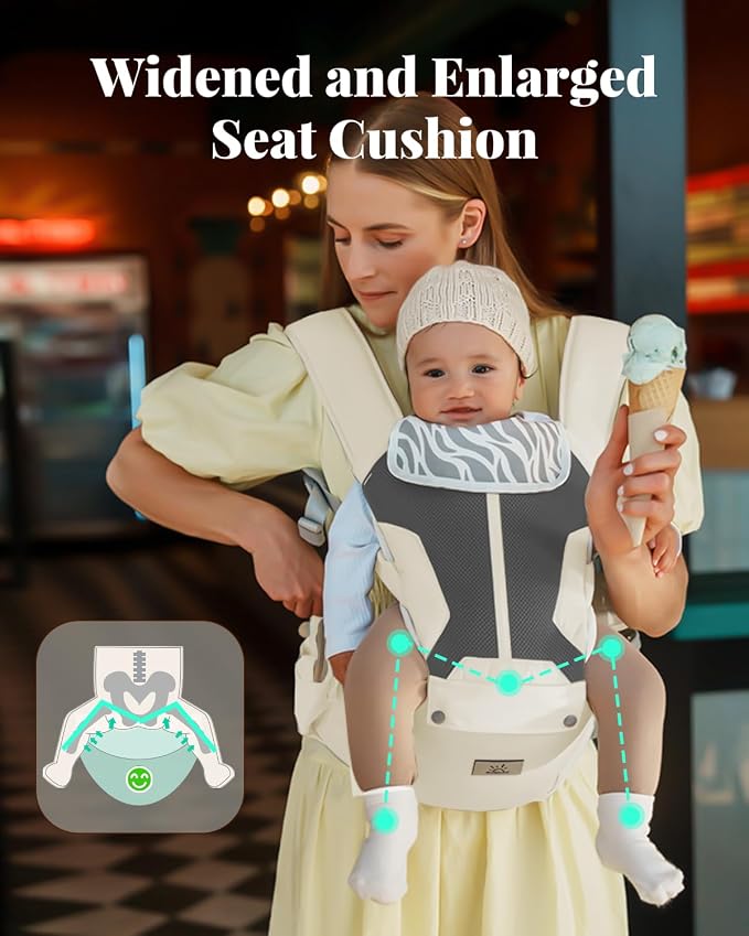 MOMTORY Baby Carrier, Baby Holder Carrier Newborn to Toddler