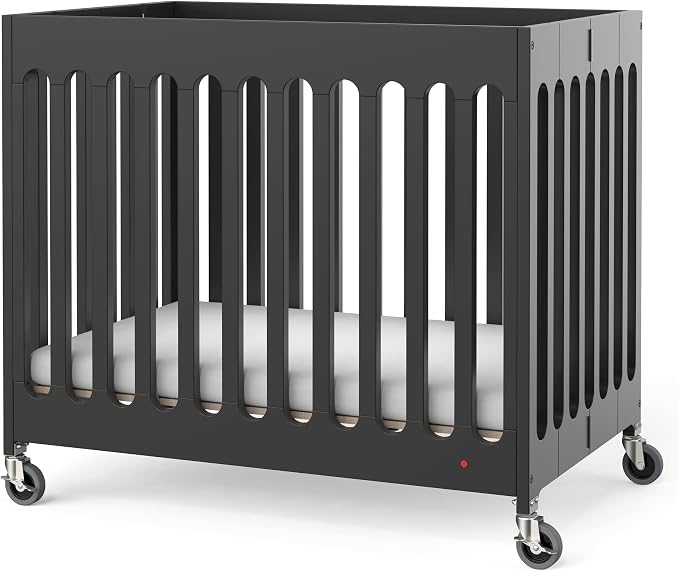 Foundations Boutique Folding Mini Baby Crib