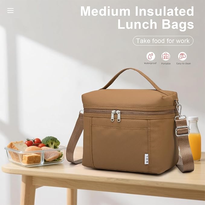 NOL Natural Organic Lifestyle Insulated Lunch Bags