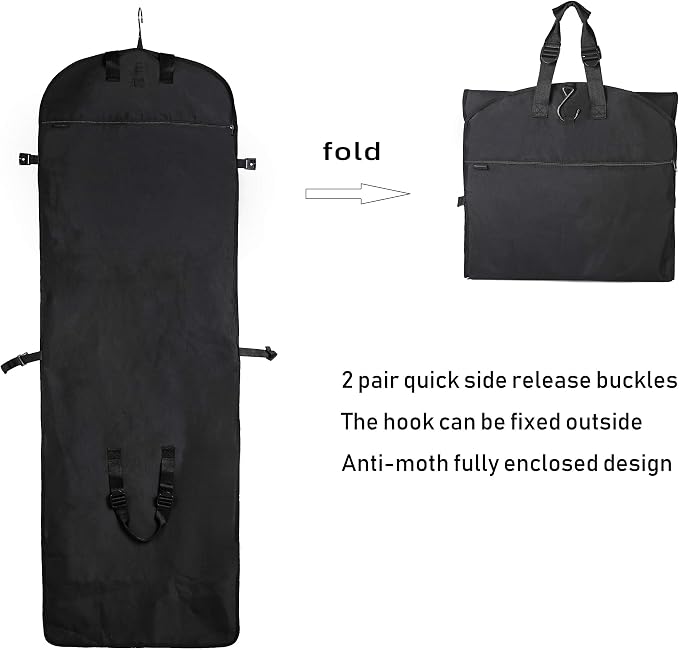 72" Tri-Fold Wedding Garment Bag