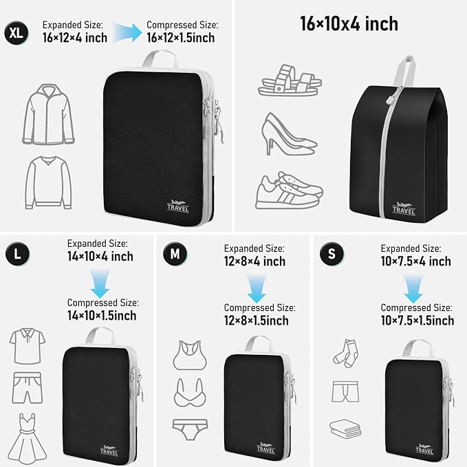 4-Piece Packing Cube Set