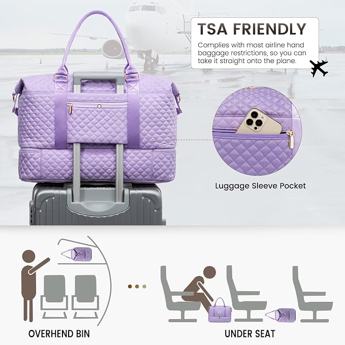LOVEVOOK Travel Duffle Bag, Weekender Bags