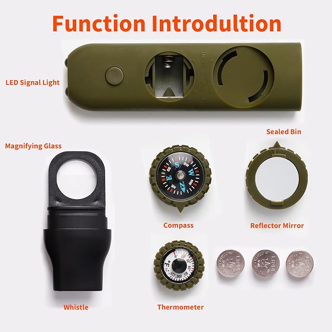 Multifunctional Survival Emergency Whistle