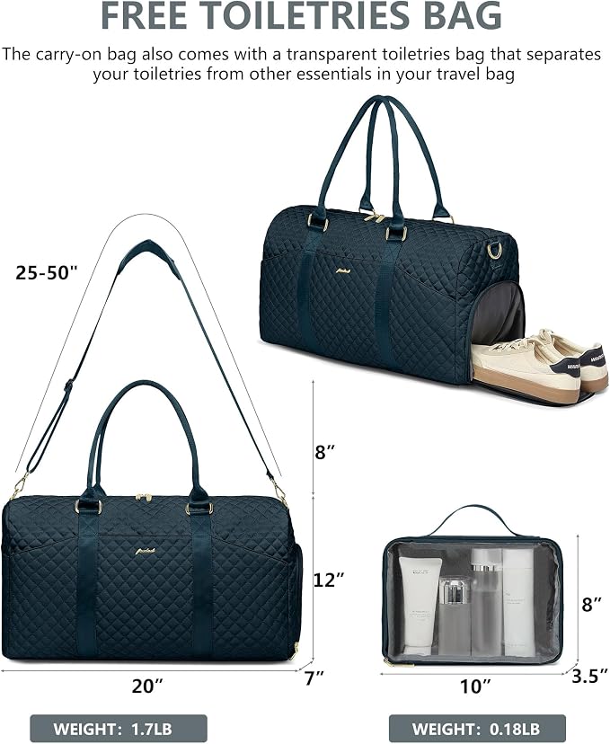 Weekender Travel Duffle Bag for Women