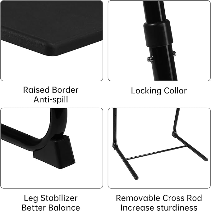 Allpop TV Tray Table, TV Dinner Tray