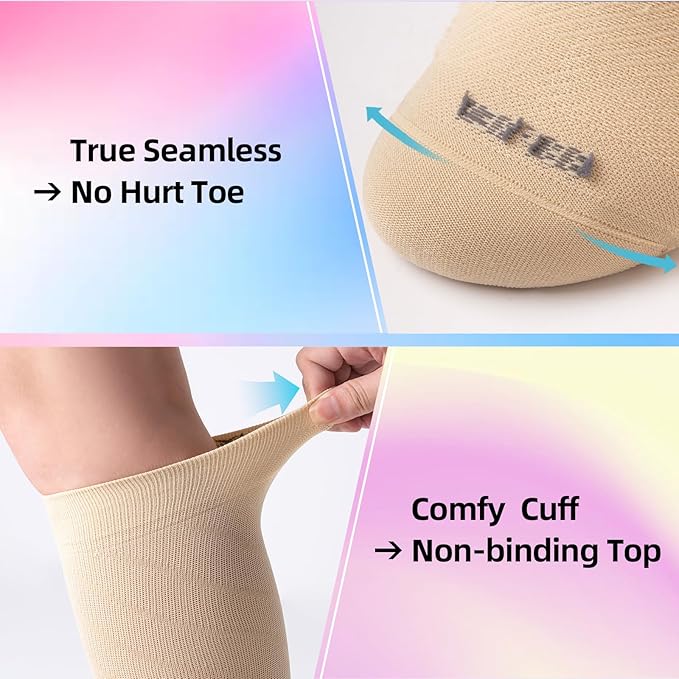 4 Pairs Light Compression Socks
