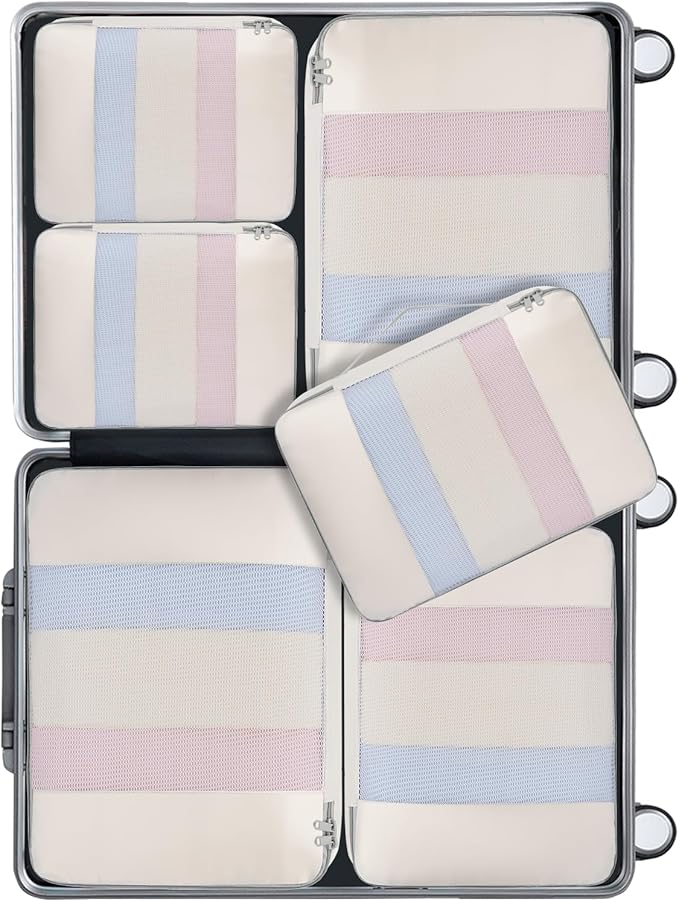 BAGAIL 6 Set/8 Set/10 Set Packing Cubes Various Sizes Packing Organizer
