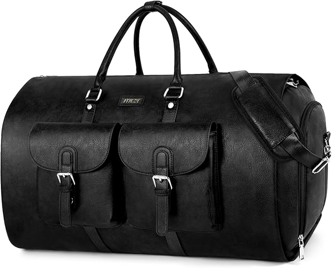 Garment Bag for Travel, Convertible Carry on Garment Duffel Bag for Men 3Pcs