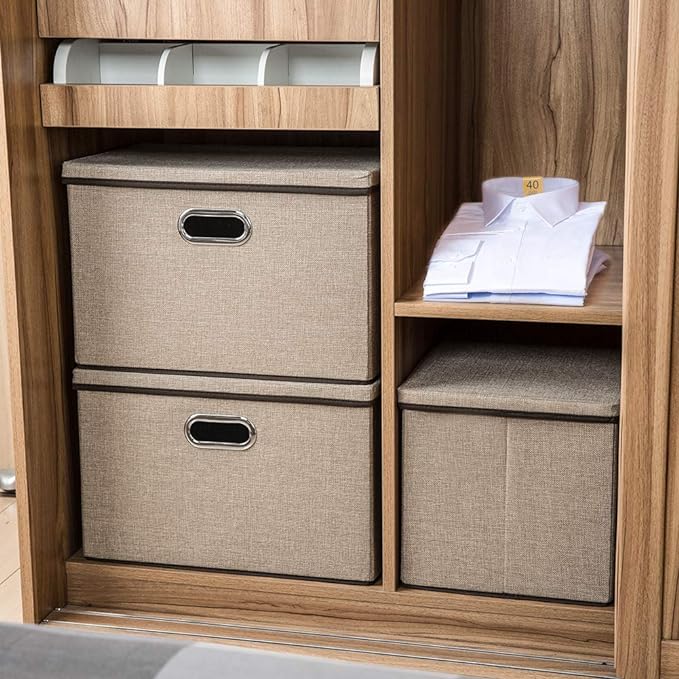 PRANDOM Large Collapsible Storage Bins