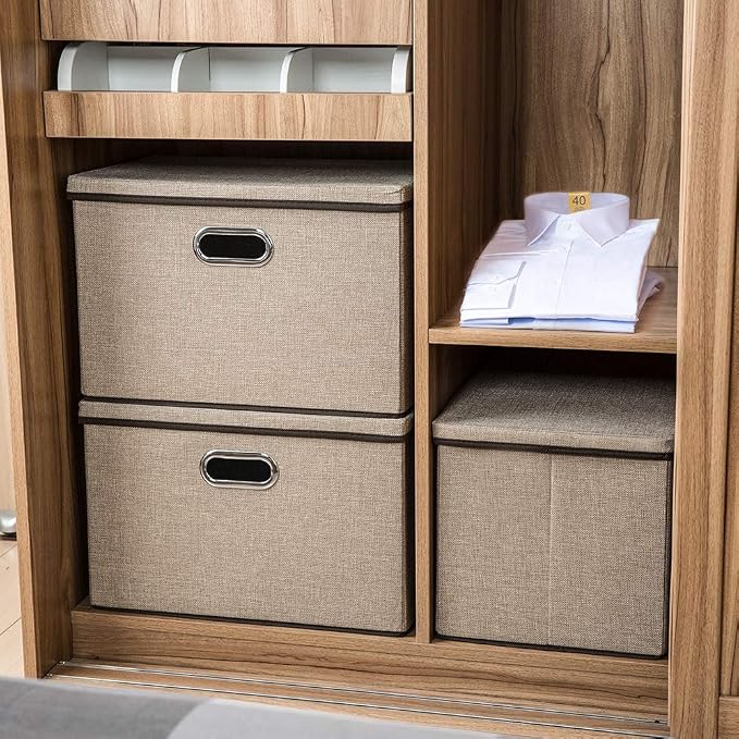 PRANDOM Large Collapsible Storage Baskets