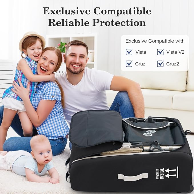 Stroller Bag for Airplane, Stroller Travel Bag Compatible