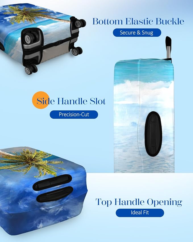 Slohif Luggage Cover for Suitcase Tsa Approved Protector