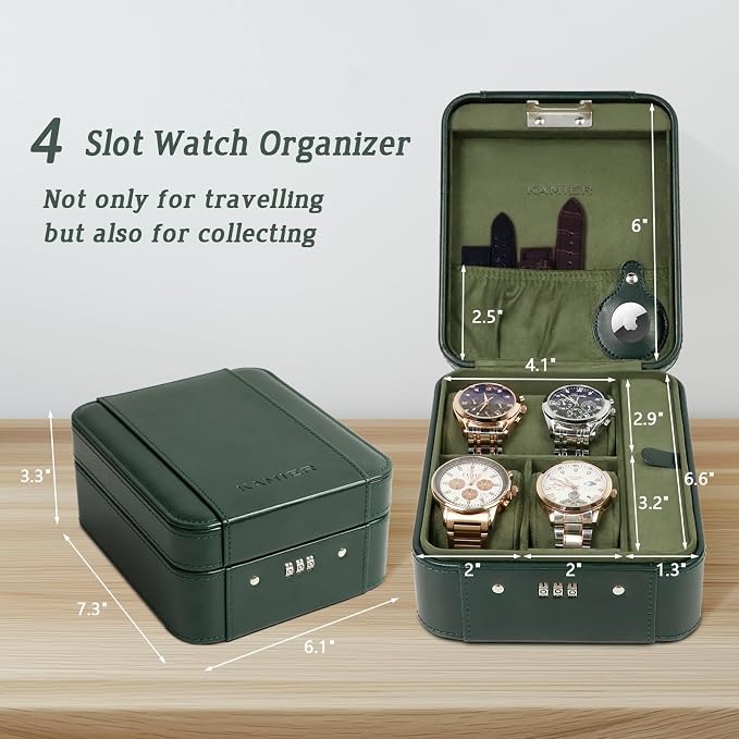 KAMIER Watch Case with Combination Lock
