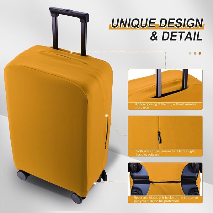 Travel Luggage Cover Suitcase Protector Scratch-Resistant Fit 19-31 Inch