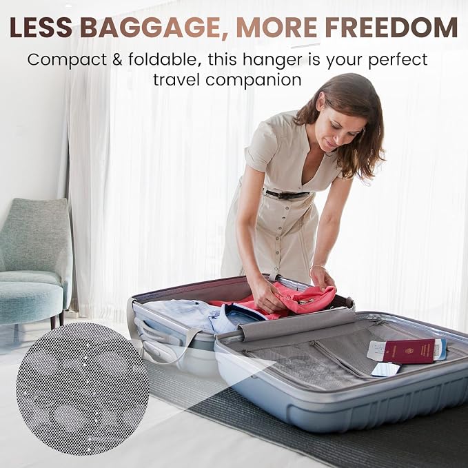 20 Pack Foldable Travel Hangers