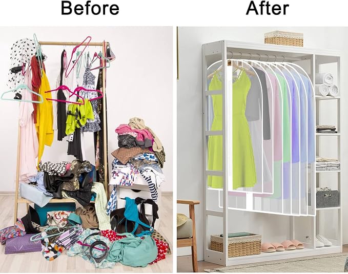 Pwsap 8Pack Breathable Clothes Covers