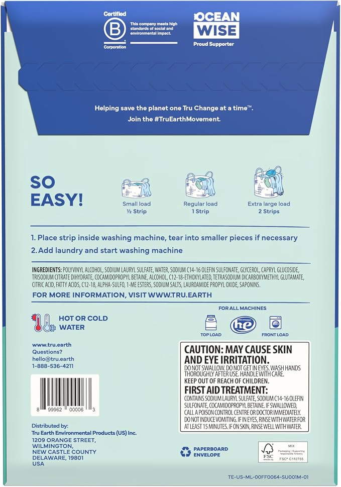 Tru Earth Compact Dry Laundry Detergent