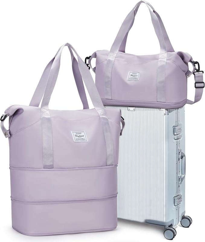 Travel Duffel Bag, Sports Tote Gym Bag, Shoulder Weekender Overnight Bag