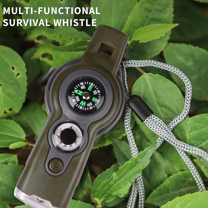Emergency Survival Function Whistle, Outdoor Multifunctional Tool Safety Whistle