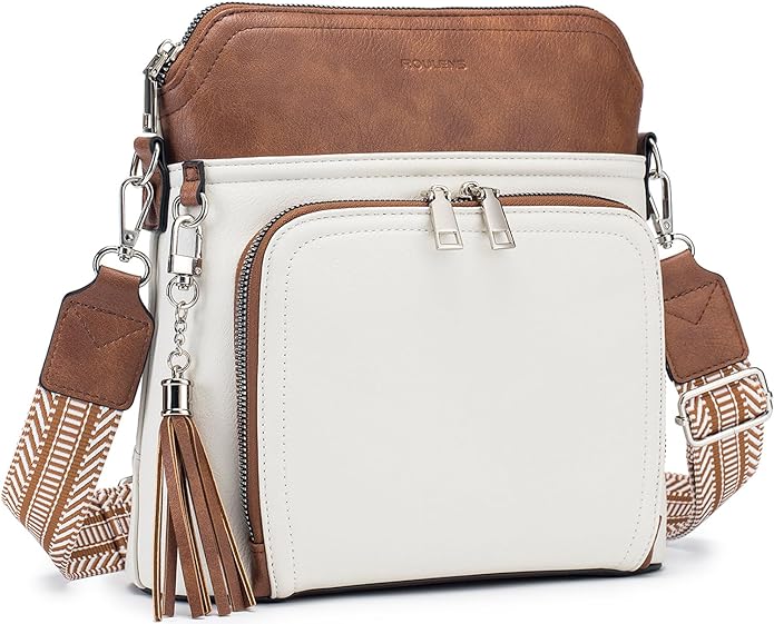 Crossbody Purse for Women, Lightweight Medium Crossbody Bag Soft Leather