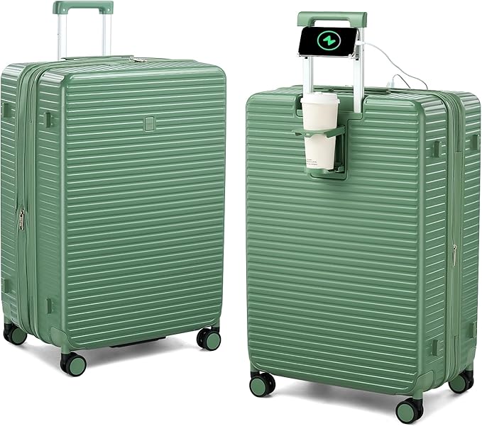 28 Inch Luggage Hard Shell Suitcases, Expandable Travel Checked Luggage 28 Inch