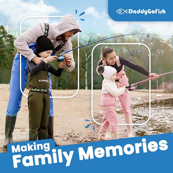 DaddyGoFish Kids Fishing Pole