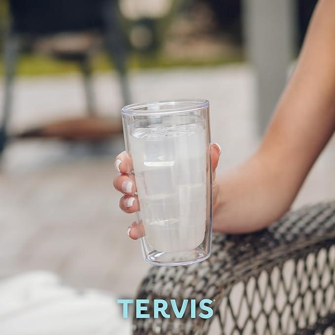 Tervis Tropical Animal Collection Made in USA Double Walled Insulated Tumbler Travel Cup Keeps Drinks Cold & Hot, 16oz, Crab